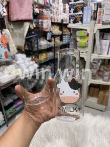 قارورة زجاج رسمة البقره