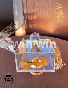 تمريه اكريلك بمقبض كريستال