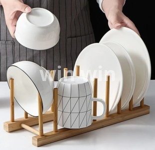 حامل اطباق خشب كوبي ايكيا