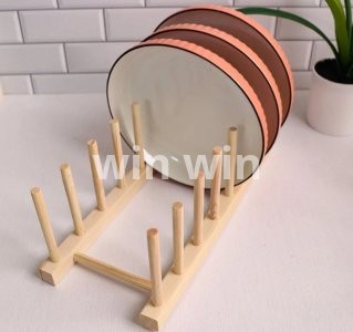 حامل اطباق خشب كوبي ايكيا