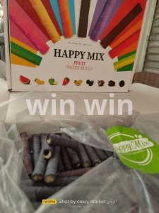 ويفر هابي بالشكولاته وزن ربع ك