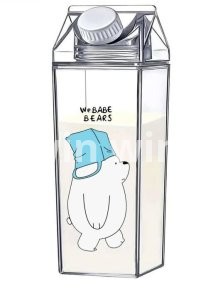 زجاجه لبن وعصير اكريلك ٥٠٠ ملى